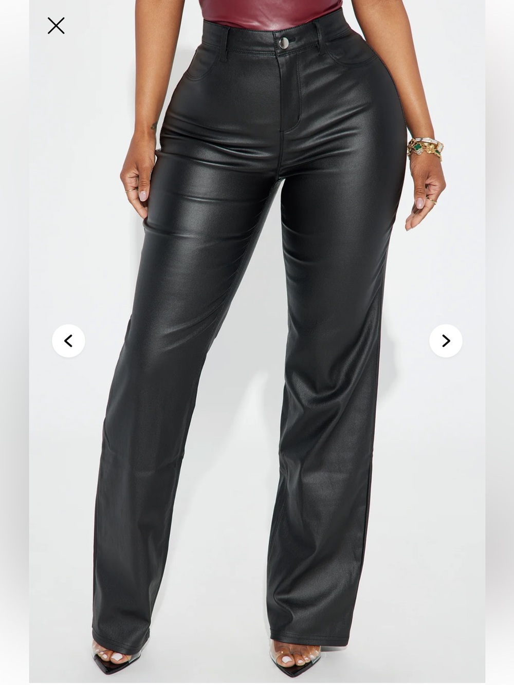 High Rise Straight Leg Pant